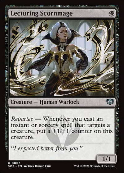 Lecturing Scornmage
