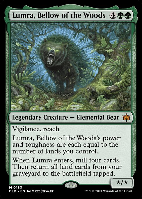 Lumra, Bellow of the Woods|Bloomburrow|183