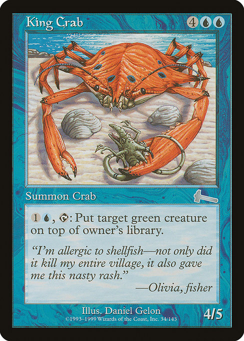 King Crab|Urza's Legacy|34