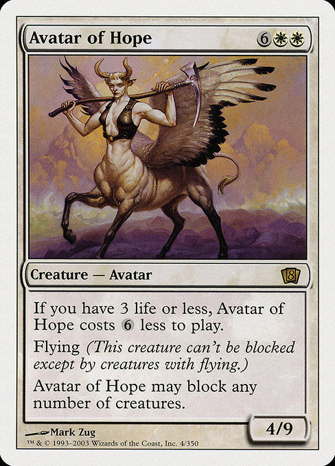 Avatar of Hope|Eighth Edition|4