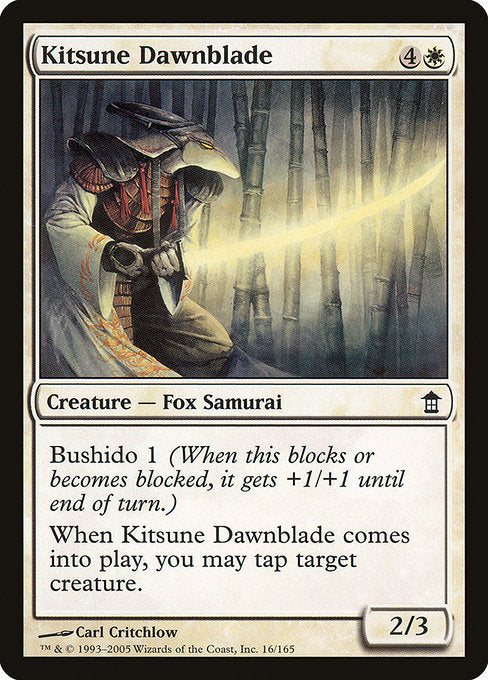 Kitsune Dawnblade|Saviors of Kamigawa|16