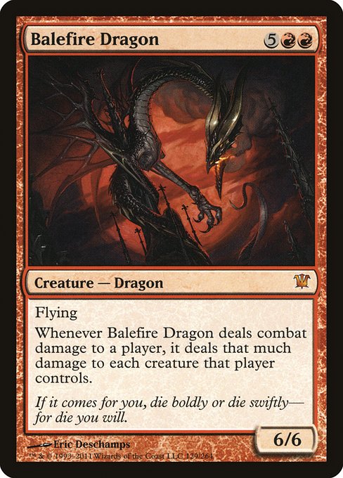 Balefire Dragon|Innistrad|129