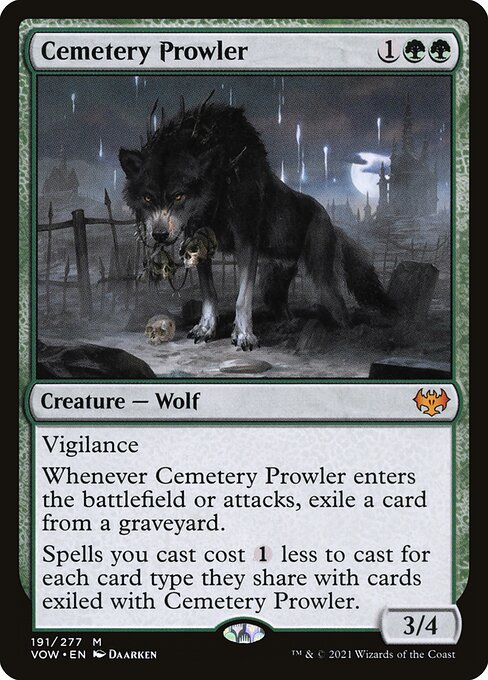 Cemetery Prowler|Innistrad: Crimson Vow|191