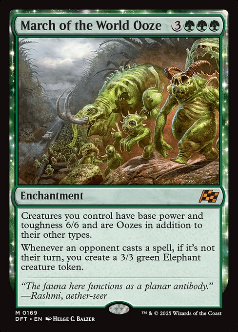 FOIL|March of the World Ooze|Aetherdrift|169