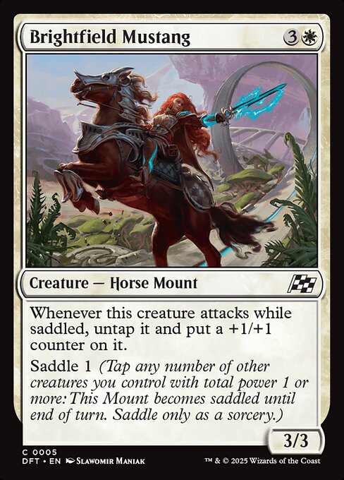 FOIL|Brightfield Mustang|Aetherdrift|5