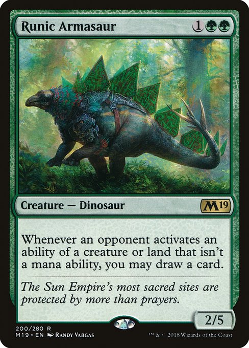 Runic Armasaur|Core Set 2019|200