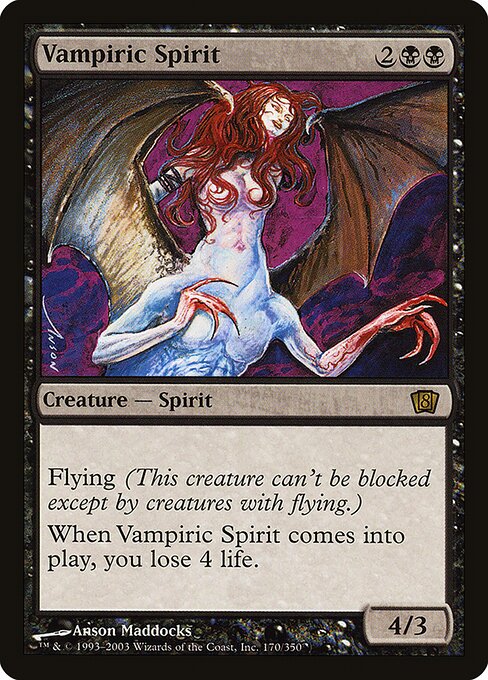 Vampiric Spirit|Eighth Edition|170