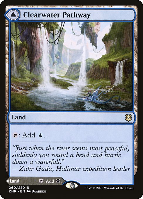 Clearwater Pathway // Murkwater Pathway|Zendikar Rising|260
