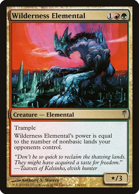 Wilderness Elemental|Coldsnap|134