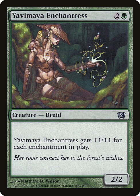 Yavimaya Enchantress|Eighth Edition|290