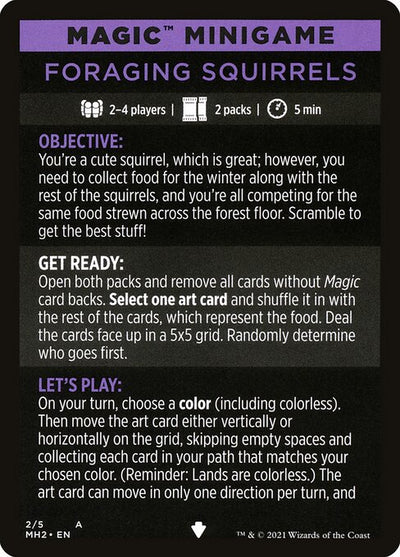 Foraging Squirrels // Foraging Squirrels (cont'd)
