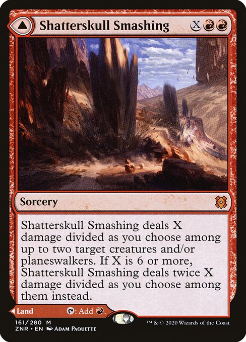 Shatterskull Smashing // Shatterskull, the Hammer Pass|Zendikar Rising|161