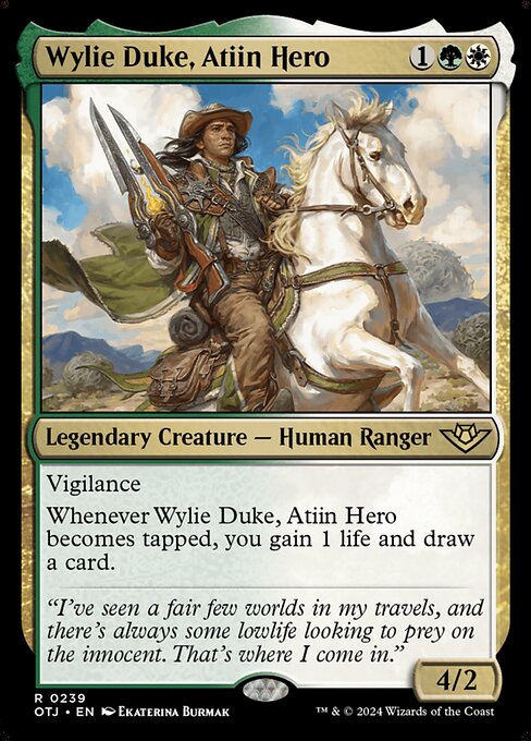 Wylie Duke, Atiin Hero|Outlaws of Thunder Junction|239