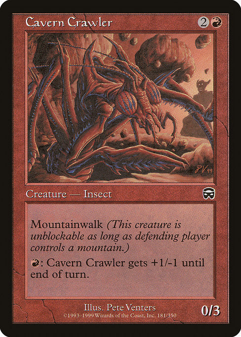 Cavern Crawler|Mercadian Masques|181