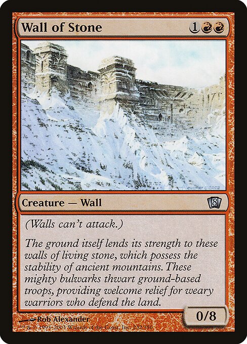 Wall of Stone|Eighth Edition|232