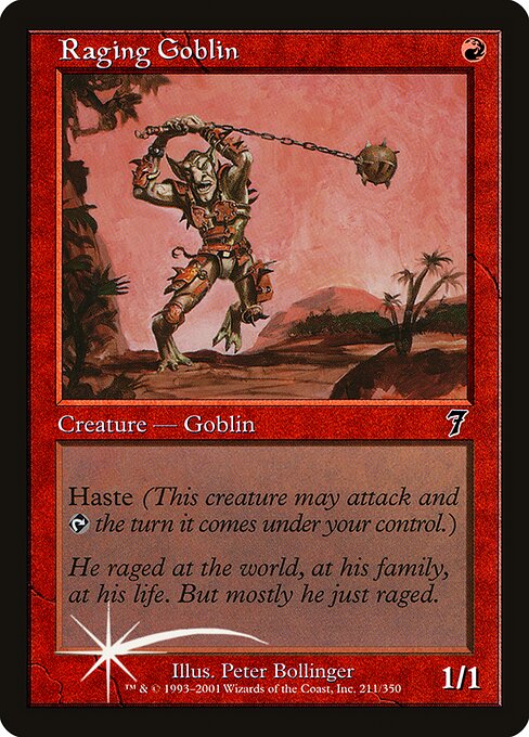 Raging Goblin|Seventh Edition|211