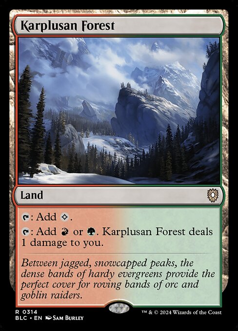 Karplusan Forest|Bloomburrow Commander|314