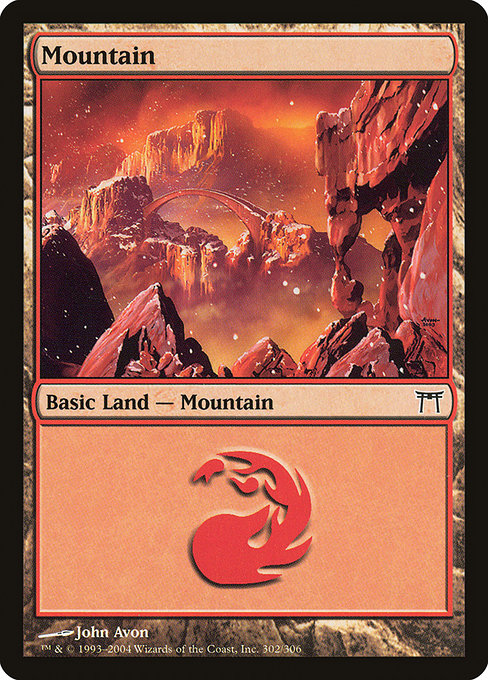 Mountain|Champions of Kamigawa|302