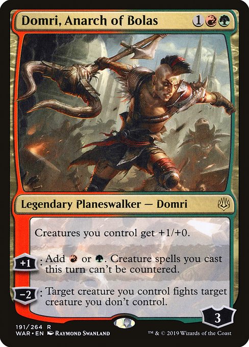 Domri, Anarch of Bolas|War of the Spark|191