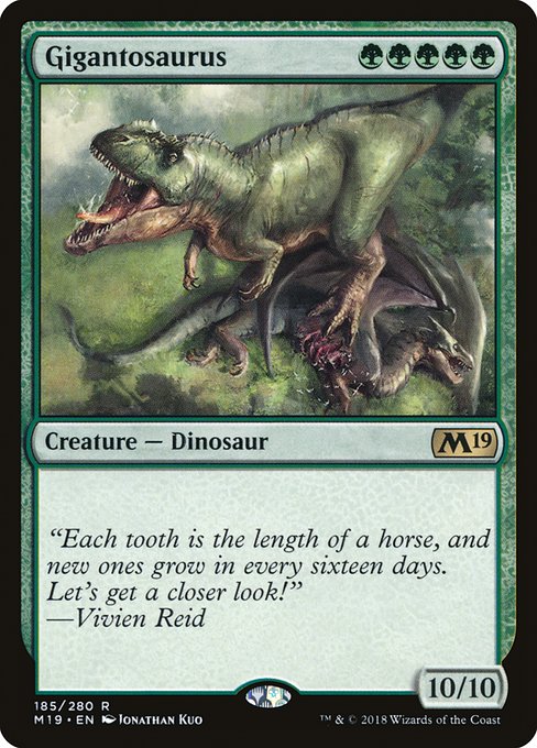 Gigantosaurus|Core Set 2019|185