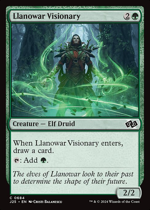 Llanowar Visionary|Foundations Jumpstart|684