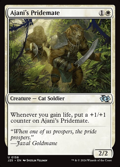 Ajani's Pridemate|Foundations Jumpstart|158