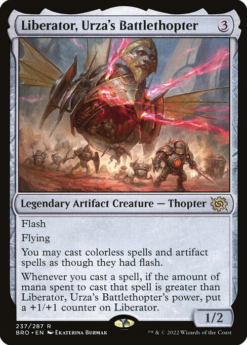 Liberator, Urza's Battlethopter|The Brothers' War|237