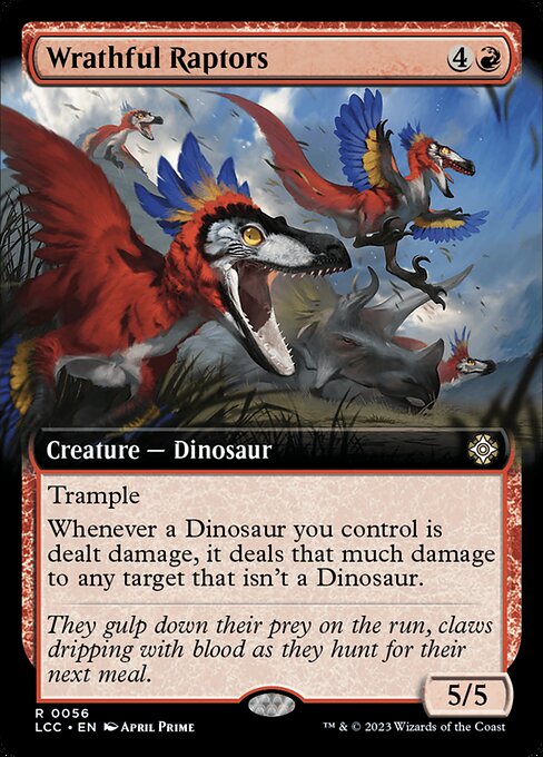 Wrathful Raptors|The Lost Caverns of Ixalan Commander|56