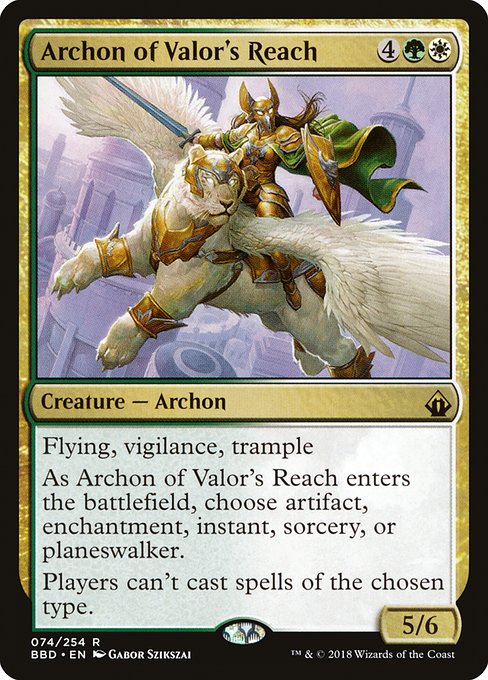 Archon of Valor's Reach|Battlebond|74
