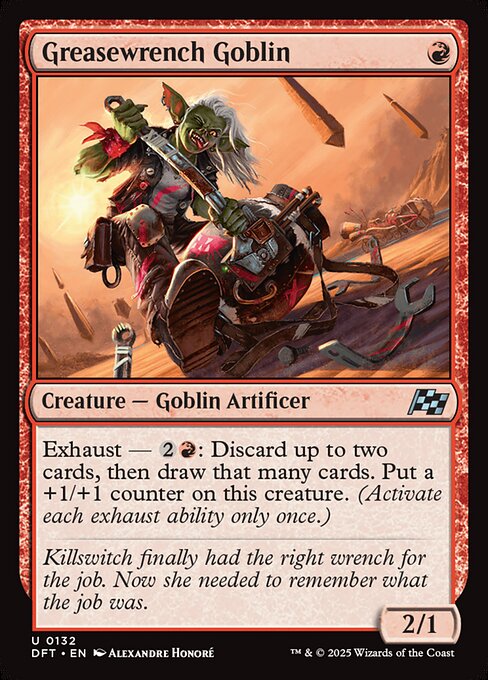 FOIL|Greasewrench Goblin|Aetherdrift|132