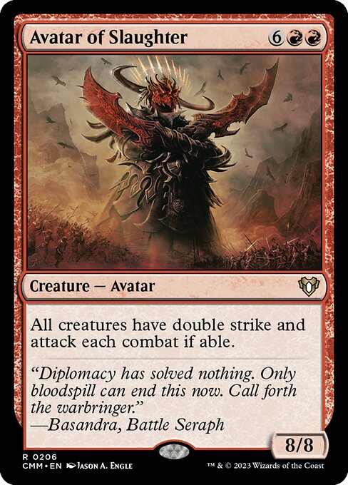 Avatar of Slaughter|Commander Masters|206