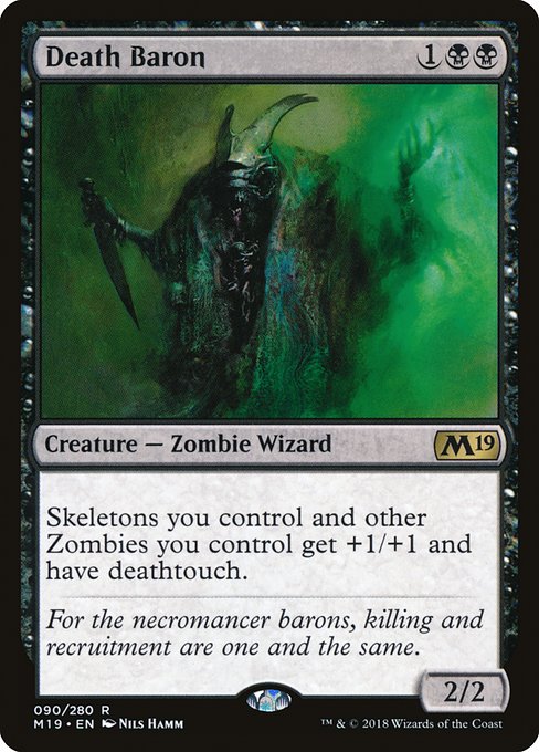 Death Baron|Core Set 2019|90