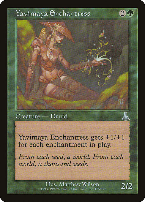 Yavimaya Enchantress|Urza's Destiny|125