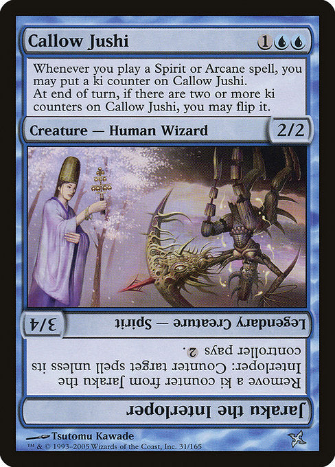 Callow Jushi // Jaraku the Interloper|Betrayers of Kamigawa|31