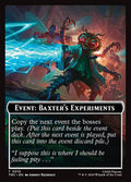 Event: Baxter's Experiments