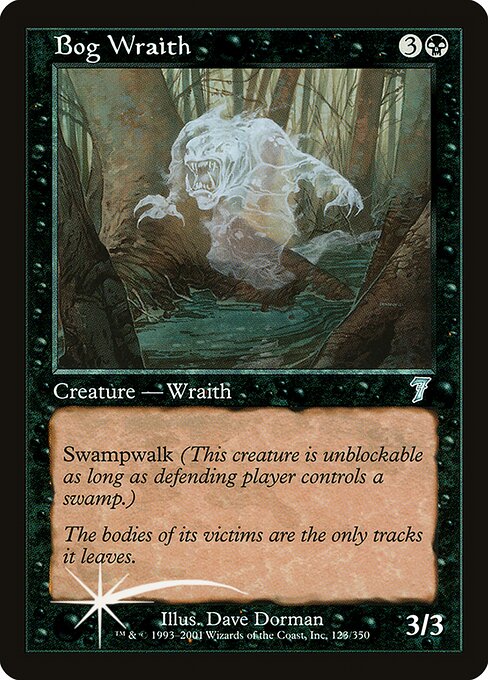 Bog Wraith|Seventh Edition|123