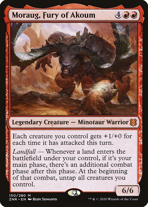 Moraug, Fury of Akoum|Zendikar Rising|150