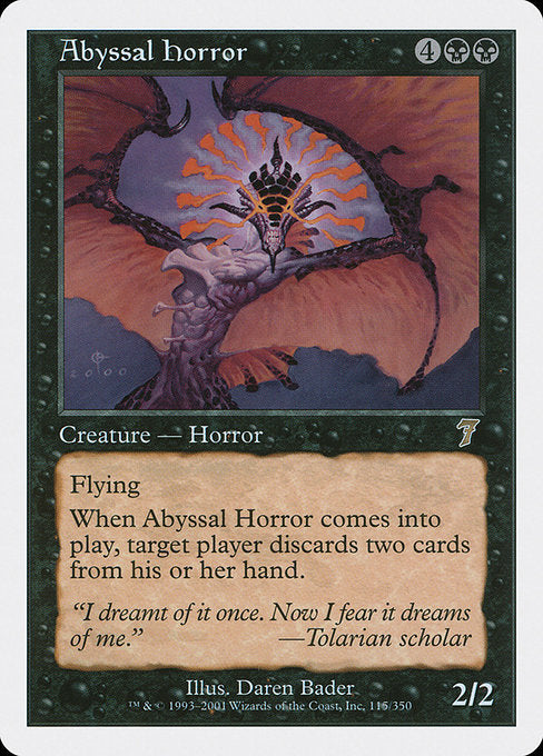 Abyssal Horror|Seventh Edition|115