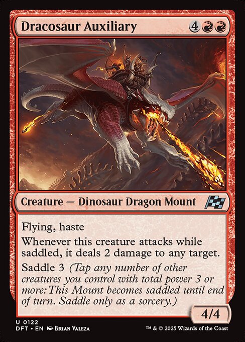 FOIL|Dracosaur Auxiliary|Aetherdrift|122