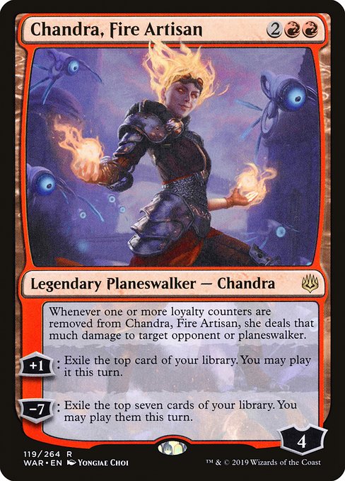 Chandra, Fire Artisan|War of the Spark|119