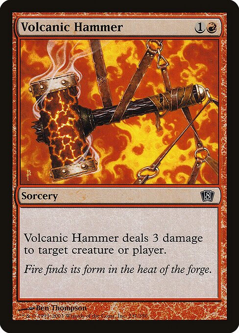 Volcanic Hammer|Eighth Edition|231