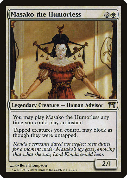 Masako the Humorless|Champions of Kamigawa|33