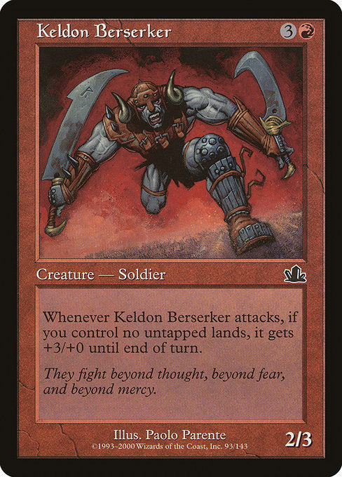 Keldon Berserker | Prophecy | 93