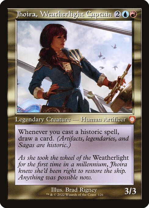 Jhoira, Weatherlight Captain|The Brothers' War Commander|126