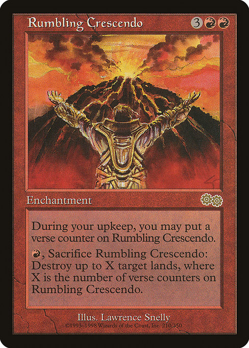 Rumbling Crescendo|Urza's Saga|210