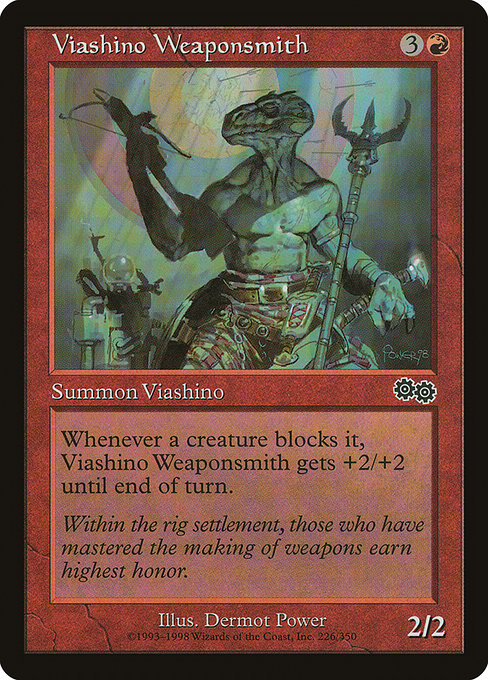 Viashino Weaponsmith|Urza's Saga|226