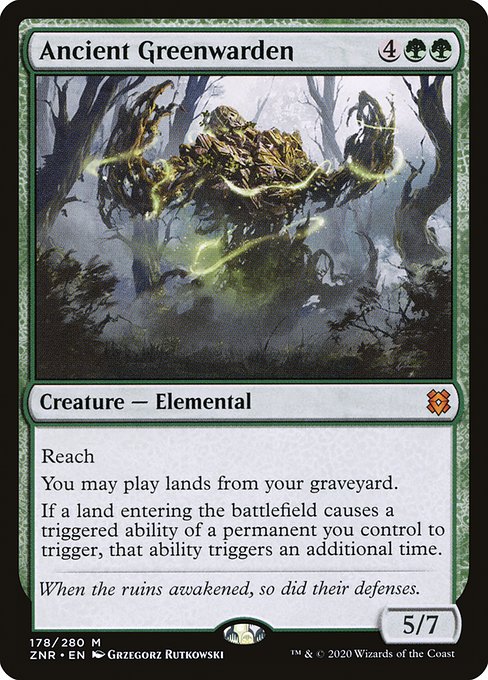 Ancient Greenwarden|Zendikar Rising|178