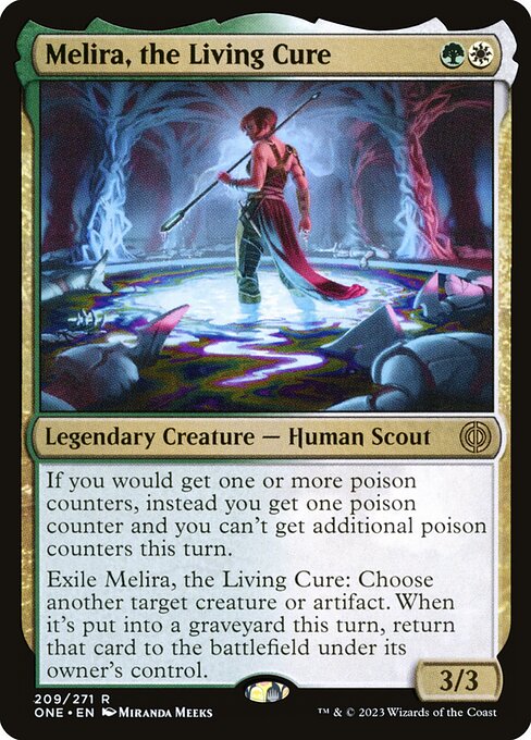 Melira, the Living Cure|Phyrexia: All Will Be One|209