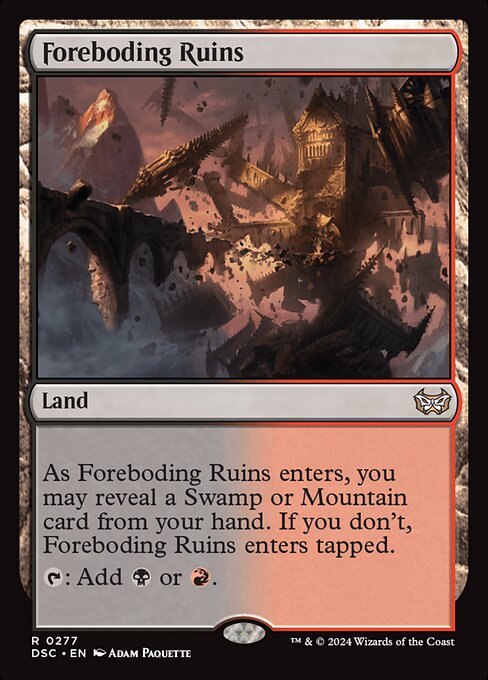 Foreboding Ruins|Duskmourn: House of Horror Commander|277