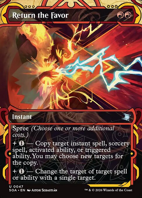 Return the Favor | Secrets of Strixhaven Mystical Archive | 47 - FOIL | Showcase Foil